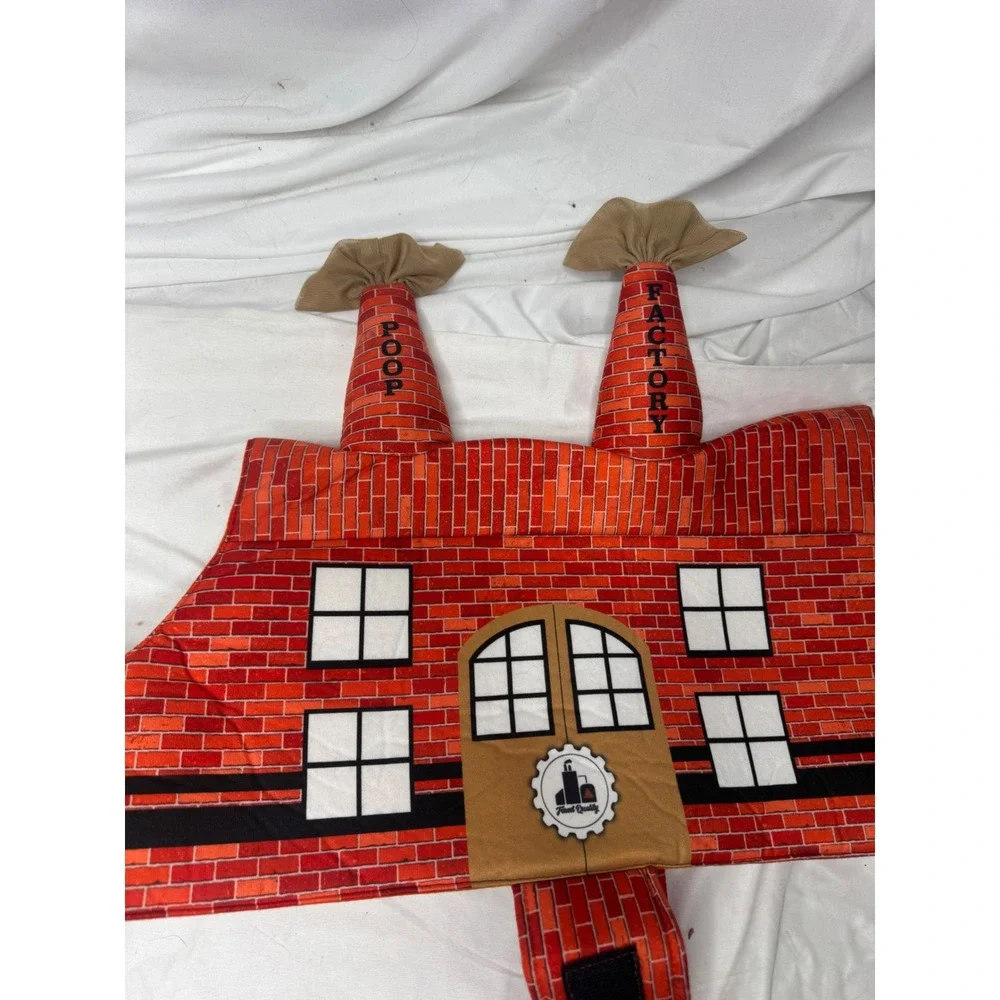 Bootique Poop Factory Dog Costume Red Brick XXL Halloween Funny Pet Outfit